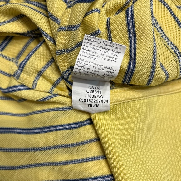 Bundle/Set 2 Chaps Golf Stay-Dry Men’s Stripped Short Sleeve Athletic Polo Shirt - Picture 14 of 15